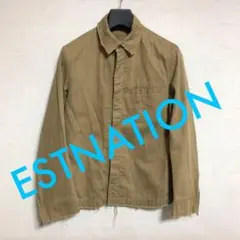 ESTNATION ダメージ加工ブルゾン