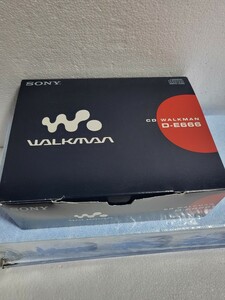 注意　箱のみ SONY CD-WALKMAN D-E666 箱のみ ソニーディスクマン 箱 