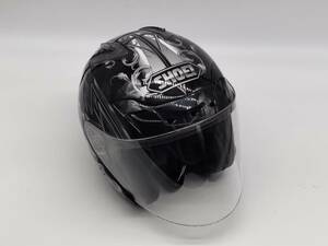 SHOEI ショウエイ J-FORCE III BLITZER ジェイ-フォーススリー ブリッツァー J-FORCE3 BLACK/GREY ジェットヘルメット Sサイズ