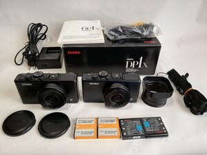 SIGMA カメラ DP1x,DP1s　2台　不具合あり。ジャンク扱い。部品取り用にどうぞ。 