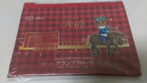 JRA ターフィー グランプリロード 完成記念オリジナルポーチ ビニールポーチ マークカード入れ 馬券入れ 中山競馬場 非売品