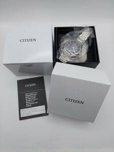 【10414】　★1円スタート　未使用　CITIZEN シチズン アテッサ スーパーチタニウム メンズ 電波ソーラー CB3010-57E H128