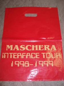 MASCHERA★iNTERFACEツアービニールバッグ＆ステッカー★S.Q.FマスケラALICE IN MENSWEAR