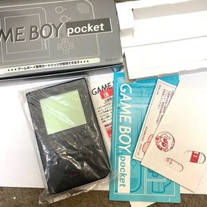 ゲームボーイポケット ■ほぼ　新品未使用　レア　ブラック GBC 任天堂 説明書 箱　Nintendo ニンテンドー　ゲームボーイ　美品 GBP