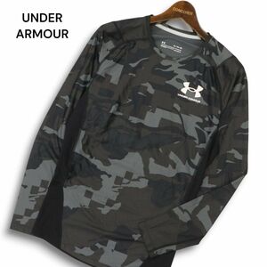 21SS★ UNDER ARMOUR アンダーアーマー 迷彩 アイソチル コンプレッション 長袖 シャツ Sz.XL　メンズ トレーニング 大きい　C4T08067_9#F