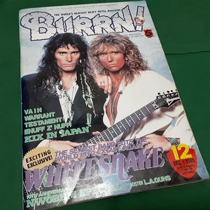 BURRN!　1989年12月号～WHITESNAKE/VAIN/WARRANT/TESTAMENT/ENUFF Z