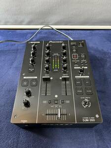 美品　PIONEER パイオニア 2 CHANNEL DJミキサー DJM-350 DJ機器 音響機器 オーディオ 2010年製　通電確認のみ　中古品