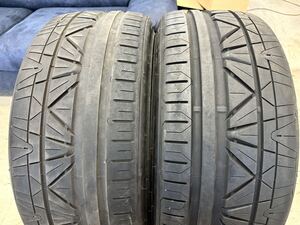 255/35ZR22 NITTO INVO２本セット　パンク修理無しバリ溝 ニットー255/35R22