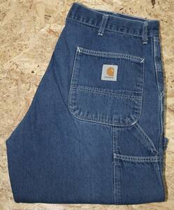 Carhartt カーハート　デニムペインターパンツ◆W40L30◆ウエスト98cm◆MEXICO製◆ワークジーンズ◆USA購入