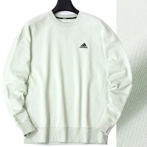 新品 秋冬 アディダス ゴルフにお勧め フレンチテリー スウェット トレーナー XL adidas プルオーバー クルーネック ロゴ刺繍 ◆CW3288B