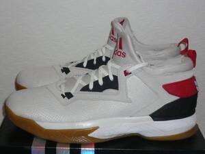 3★★★★即決！新品 adidas/アディダス D Lillard2/Dリラード2 白 US15.0/33.0cm バスケットボールシューズ 