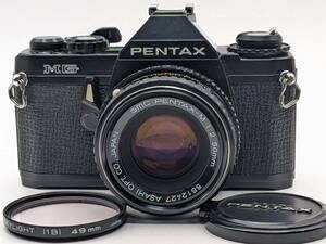 ★極上品・希少★ PENTAX ペンタックス MG ブラック + SMC PENTAX-M F2 50mm ★ 動作確認済み [Operation Confirmed] #1311