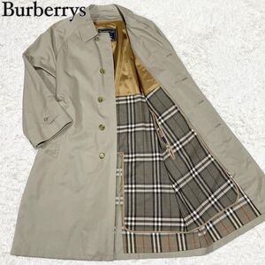 【美品】Burberry バーバリー ノバチェック ステンカラーコート トレンチコート ライナー 2way ベージュ サイズ90-165