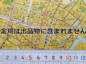 mc24【地図】四日市市 昭和41年 [バス路線バス停名入 国鉄四日市港塩浜貨物線 鐘紡 東洋紡 平田紡績 映画館/東宝 朝日館 ロマン座 弥生館