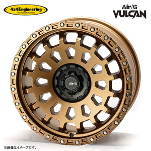 送料無料 フォーバイフォーエンジニアリング Air/G VULCAN 8J-18 +40 10H-112/114.3 (18インチ) 10H112/114.3 8J+40【4本セット 新品】