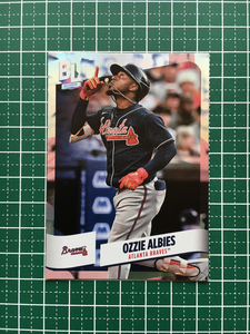 ★TOPPS MLB 2024 BIG LEAGUE #210 OZZIE ALBIES［ATLANTA BRAVES］ベースカード「UNCOMMON RAINBOW FOIL」★