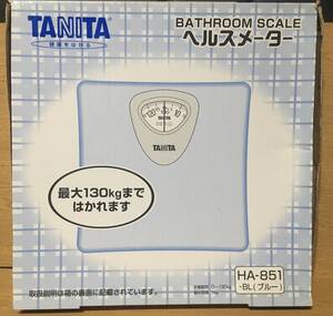 TANITA ヘルスメーター HA-851-BL ブルー BATHROOM SCALE タニタ