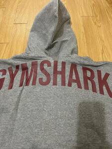 Gymshark Power Zip Up Hoodie 　グレー　ジムシャーク L　 gym ゴールド 