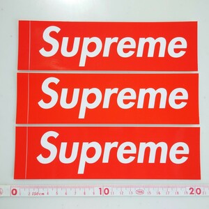 シュプリーム ステッカー 3枚セット ボックスロゴ 正規品 送料無料!! 匿名配送 追跡可能 SUPREME Supreme supreme BOXLOGO boxlogo