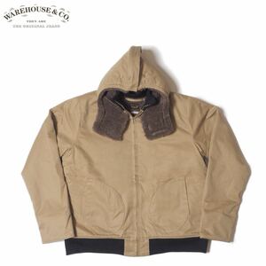 WAREHOUSE BEIGE / SIZE 40 Lot.2207 “U. S. NAVY SEABEES ARCTIC WORK JACKET” ウェアハウス