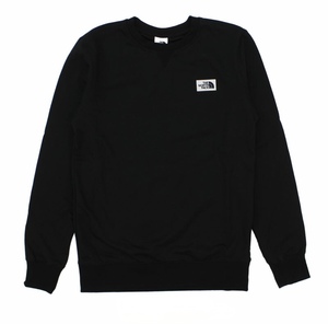 THE NORTH FACE ザ ノースフェイス Mens Heritage Patch Crew クルーネック スウェット トレーナー ブラック 黒 Mサイズ