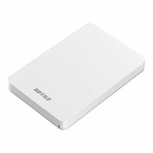 BUFFALO USB3.1(Gen.1)対応 耐衝撃ポータブルHDD 1TB ホワイト HD-PGF1.0U3-WHA　(shin