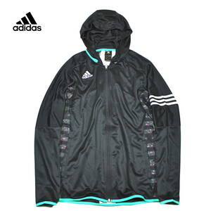 【新品】アディダス エックス レンジ アクティブ ジャケット【29：黒】M サッカー フットサル ジャージ パーカー adidas X Rengi