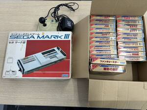 SEGA MARK Ⅲ ソフト22本 コントローラー セット まとめ売り 希少品 レア 全ての商品動作未確認