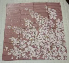 Marca 桜柄 シルクスカーフ 88cm x 88cm  箱付き