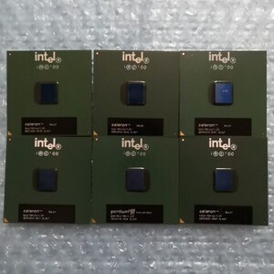 Intel Pentium III 650 Celeron 566 533A Socket 370 合計6個セット