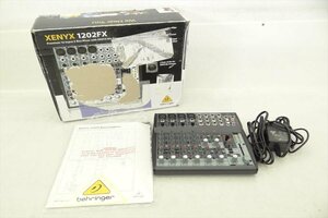 ▼ BEHRINGER ベリンガー XENYX 1202 FX ミキサー 中古 現状品 240709M5481