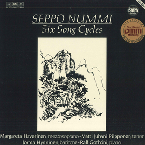 スウェーデン2discs LP Seppo Nummi Six Song Cycles LP279280 BIS /00660