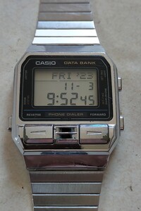 カシオ CASIO DBA-800 電池交換済み フォーンダイアラー DATA BANK PHONE DIALER ピポパ音で電話がかけられます 公衆電話を良く使う方に