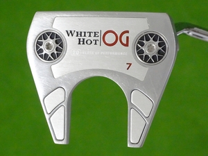 【良～美品】PGAツアー支給品 ODYSSEY WHITE HOT OG #7 パター 34インチ TCxxxシリアル Super Stroke プロトタイプ 本物保証