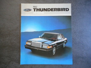 カタログ　フォード　マスタング　マッハ１　コブラ　サンダーバード １９８２年　等　FORD 1982 THNDERBIRD　 (９)