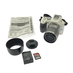 【動作品】Panasonic LUMIX DMC-G5 ホワイト ミラーレス一眼 / G VARIO F4.0-5.6 45-150ｍｍ ASPH MEGA O.I.S. レンズ 人気機種 C4646