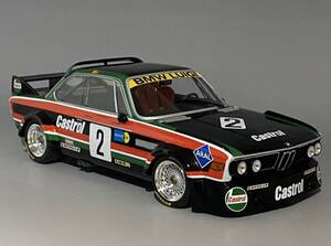 Minichamps 1/18 BMW 3.0 CSL Luigi Racing Castrol #2 ◆ Winners GP Nurburgring 1976 ◆ 1 of 804 pcs ミニチャンプス 155 762502