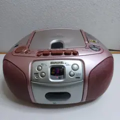 Aiwa ラジカセ　ピンク（CSD-EX150）