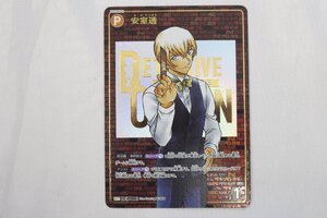 J007★①★同梱不可★名探偵コナンカードゲーム 黒影の襲来 SEC 安室透 シークレット レンガ版 CTCG