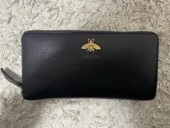 グッチ アニマリエ ビー ラウンドファスナー 長財布 GUCCI