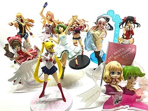 美少女フィギュアセット　カードキャプターさくら・セーラームーン・マクロス・すーぱーそに子・ラブライブ 等　※破損有　1円スタート★S