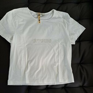 erreuno レディース半袖Tシャツ/MILANO. ITALY/クリーニング済み/イタリア製/送料無料/ネコポス発送