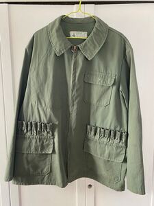 フランス　ハンティングジャケット ジャケット ワークジャケット ヴィンテージ ブルゾン　hunting jacket グリーン　オリーブ　COLAMTISS 