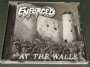 クロスオーバー・スラッシュ・メタル　ENFORCED / AT THE WALLS 輸入盤CD　