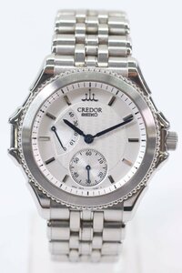 SEIKO セイコー CREDOR クレドール 4S79-0A10 手巻き スモセコ SS メンズ 腕時計 稼働品 7867-HA