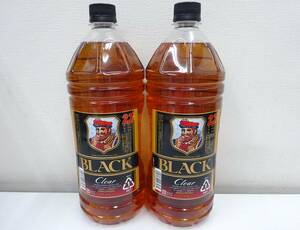 ◆◇【未開栓】 ブラックニッカ クリア 2本 計5400ml アサヒ BLACK NIKKA Clear WHISKY 2700ml 37％◇◆