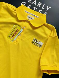 新品 パーリーゲイツ ジャックバニー パックマンコラボ フィールドセンサーEX半袖ポロシャツ(4)サイズM/黄 JACK BUNNY3