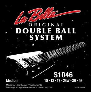 ラベラ 弦 6セット La Bella S1046 Regular Doble Ball System 10-46 エレキギター弦×6セット