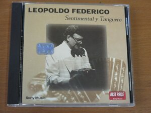 CD LEOPOLDO FEDERICO Sentimental y Tanguero 中古品