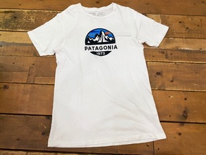 ☆patagnia/パタゴニア Organic Cotton Tee sizeS メンズ ホワイト アウトドア スポーツ 古着 used☆